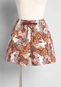 Hopping Good Time Drawstring Shorts
