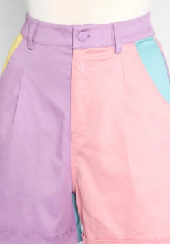 Radical In Pastels High-Rise Shorts 5 Radical In Pastels High-Rise Shorts -Molly Bracken Clothing Shop 85e7ed48bb67b2b051818239d394a49f