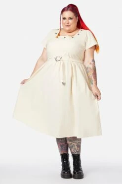 Curve Saloon Midi Dress -Molly Bracken Clothing Shop BGFZ800 020 3