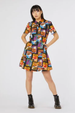 Cereal Cotton Shirt Dress 7 Cereal Cotton Shirt Dress -Molly Bracken Clothing Shop DGFS299305 001 4