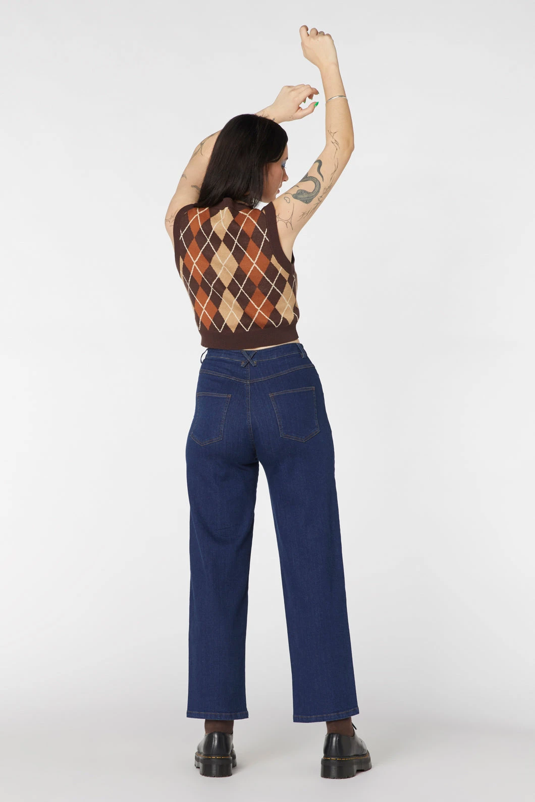 Denim Cherub Print Jean 2 Denim Cherub Print Jean - Image 2