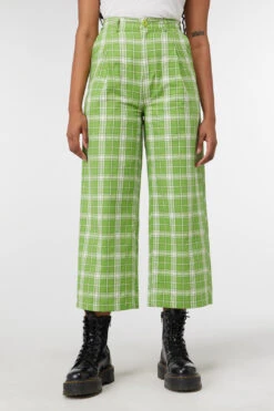 Dazed Tartan Wide Leg Pant 6 Dazed Tartan Wide Leg Pant -Molly Bracken Clothing Shop DGFU210007 016 4