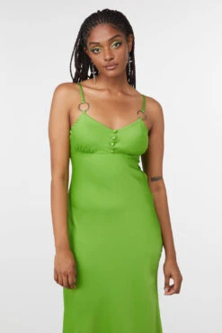 Lizzie Satin Bias Cut Dress -Molly Bracken Clothing Shop DGFU228005 016 4