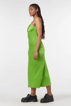 Lizzie Satin Bias Cut Dress -Molly Bracken Clothing Shop DGFU228005 016 5