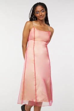 Holographic Sheer Dress 15 Holographic Sheer Dress -Molly Bracken Clothing Shop DGFU352005 014 4