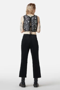 At The Alter Velvet Kick Flares 13 At The Alter Velvet Kick Flares -Molly Bracken Clothing Shop DGFW082 001 4