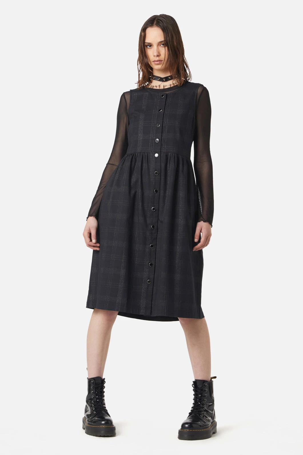 High Society Tartan Pinny Dress 1 High Society Tartan Pinny Dress