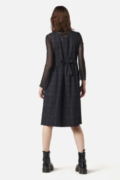 High Society Tartan Pinny Dress 9 High Society Tartan Pinny Dress -Molly Bracken Clothing Shop DGFW095 001 005