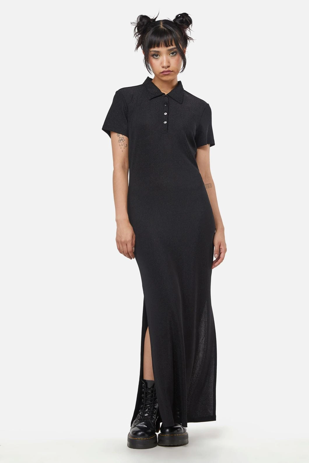 Glitter Mesh Midi Dress 1 Glitter Mesh Midi Dress