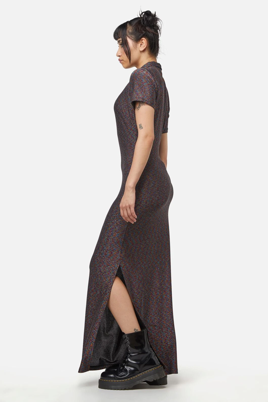 Glitter Mesh Midi Dress 8 Glitter Mesh Midi Dress - Image 8