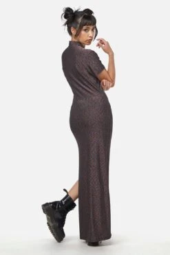 Glitter Mesh Midi Dress 17 Glitter Mesh Midi Dress -Molly Bracken Clothing Shop DGFX052 109 4