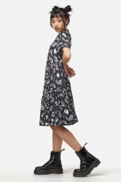 Body Fossils Printed Dress -Molly Bracken Clothing Shop DGFX087 001 3