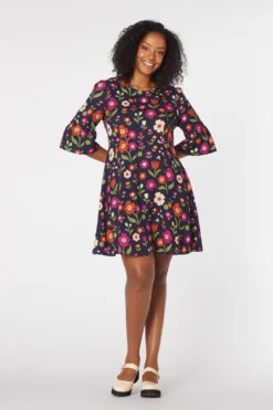 Ingrid Floral Dress 14 Ingrid Floral Dress -Molly Bracken Clothing Shop PGFT389105 006 4