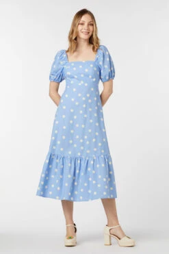 Lucy Polka Dot Midi Dress -Molly Bracken Clothing Shop PGFU575105 003 4