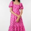 Lucy Polka Dot Midi Dress