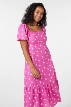 Lucy Polka Dot Midi Dress -Molly Bracken Clothing Shop PGFU575105 007 10