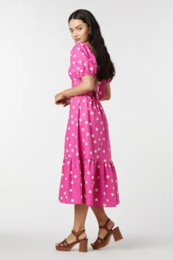 Lucy Polka Dot Midi Dress -Molly Bracken Clothing Shop PGFU575105 007 5