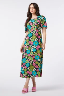 Pattie Floral Maxi Dress -Molly Bracken Clothing Shop PGFV032105 016 7