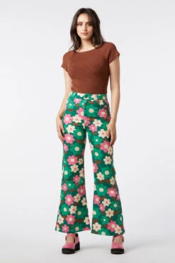 Renee Floral Flare Jean -Molly Bracken Clothing Shop PGFV054118 016 4
