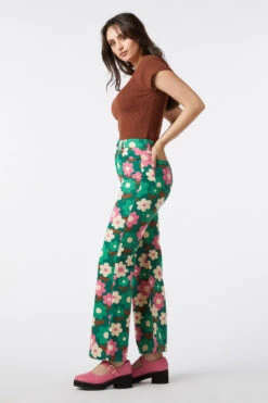 Renee Floral Flare Jean -Molly Bracken Clothing Shop PGFV054118 016 5