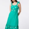 Pattie Embroidered Midi Dress