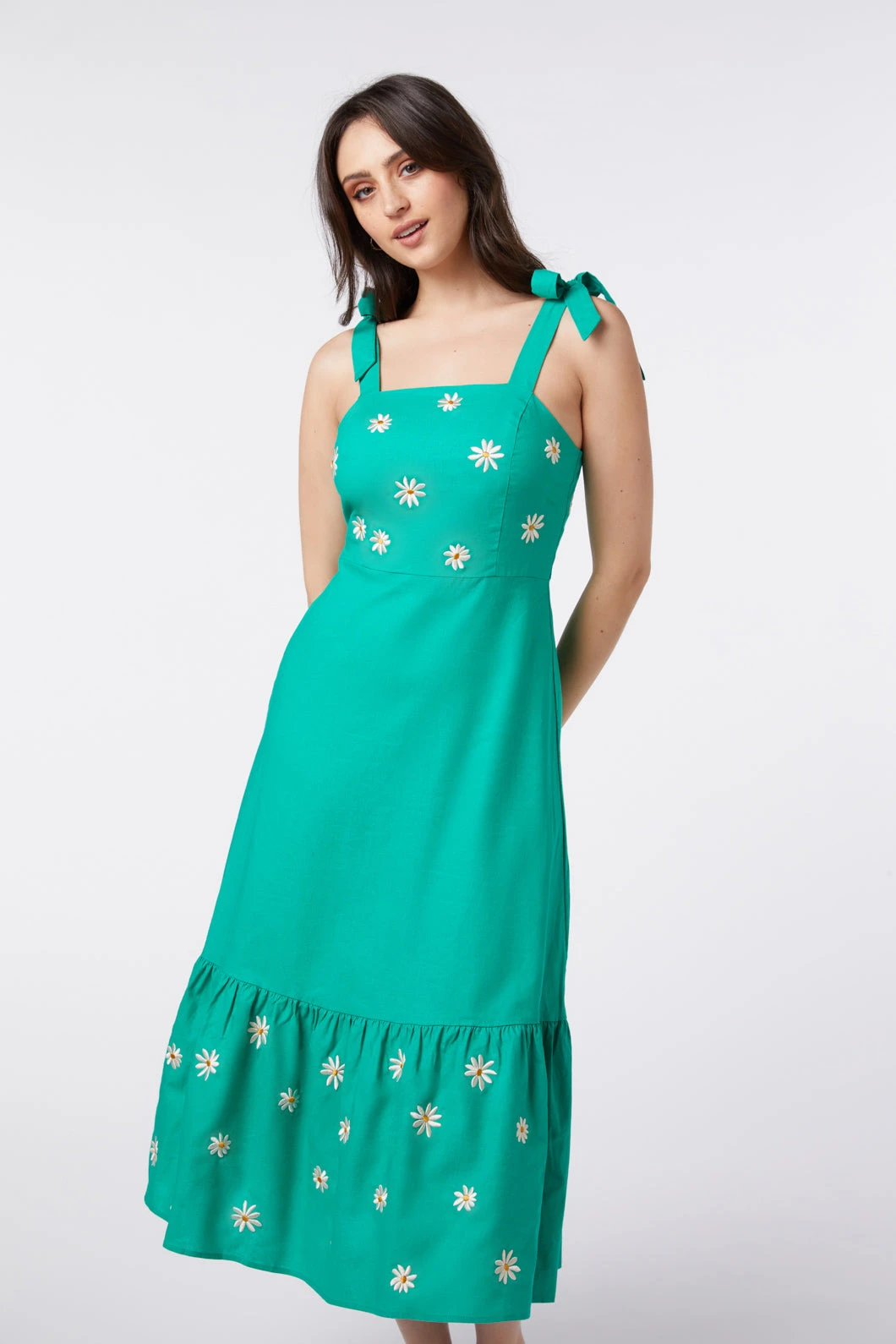 Pattie Embroidered Midi Dress 1 Pattie Embroidered Midi Dress