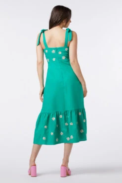 Pattie Embroidered Midi Dress 13 Pattie Embroidered Midi Dress -Molly Bracken Clothing Shop PGFV155105 016 5