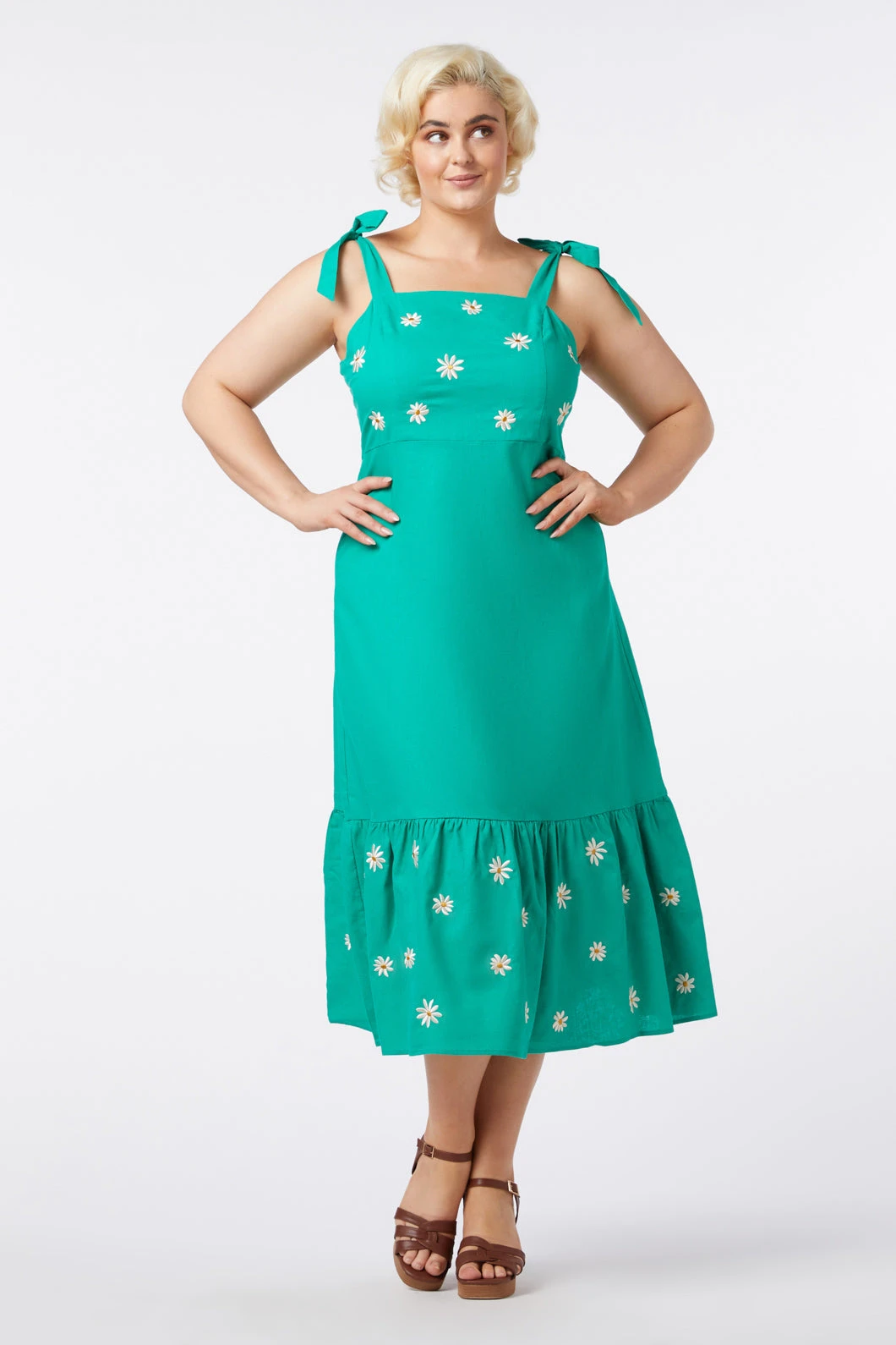 Pattie Embroidered Midi Dress 7 Pattie Embroidered Midi Dress - Image 7