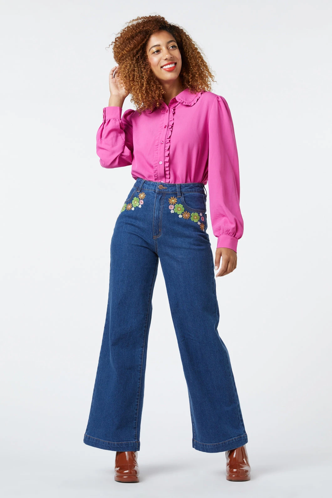 Bridgette Embroidered Jean 1 Bridgette Embroidered Jean
