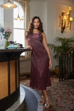 Paris Glitter Dress -Molly Bracken Clothing Shop PGFW274 130 1