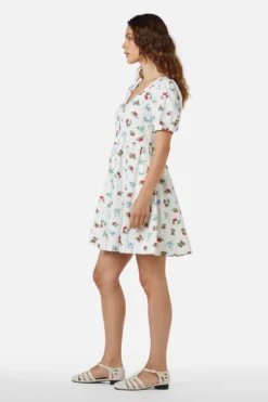 Berry Button Down Dress 7 Berry Button Down Dress -Molly Bracken Clothing Shop PGFX005 020 3