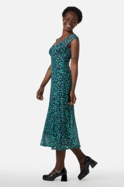 Mille Fleur Mesh Dress -Molly Bracken Clothing Shop PGFX152 016 4