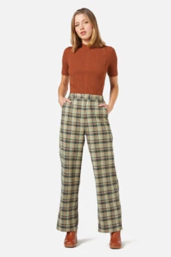 Jeannie Check Pant -Molly Bracken Clothing Shop PGFX294 016 1