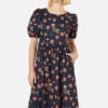 Poppy Owl Midi Dress