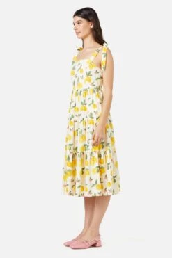 Lemon Midi Dress -Molly Bracken Clothing Shop PGFY367 020 12