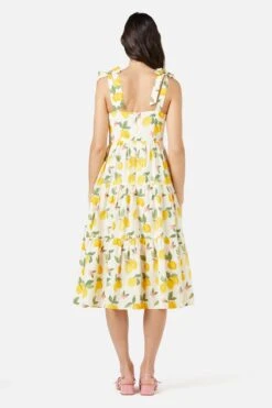 Lemon Midi Dress -Molly Bracken Clothing Shop PGFY367 020 14
