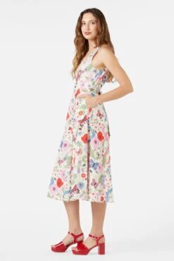 Luna Snake Midi Dress -Molly Bracken Clothing Shop PGFZ007 020 3