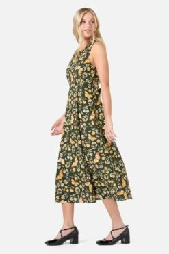 Yvette Butterfly Midi Dress -Molly Bracken Clothing Shop PGFZ028 008 13
