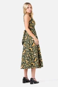 Yvette Butterfly Midi Dress -Molly Bracken Clothing Shop PGFZ028 008 14