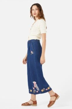 Galah Emb Culotte 7 Galah Emb Culotte -Molly Bracken Clothing Shop PGFZ073 420 3