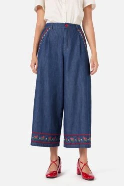 Meadow Embroidered Culotte