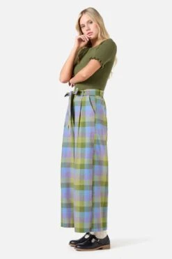 Maxine Check Culotte -Molly Bracken Clothing Shop PGFZ177 031 23