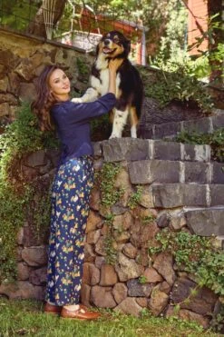 Chickens Tapered Pant -Molly Bracken Clothing Shop PGFZ183 006 2