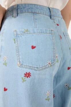 Ditsy Embroidered Jean