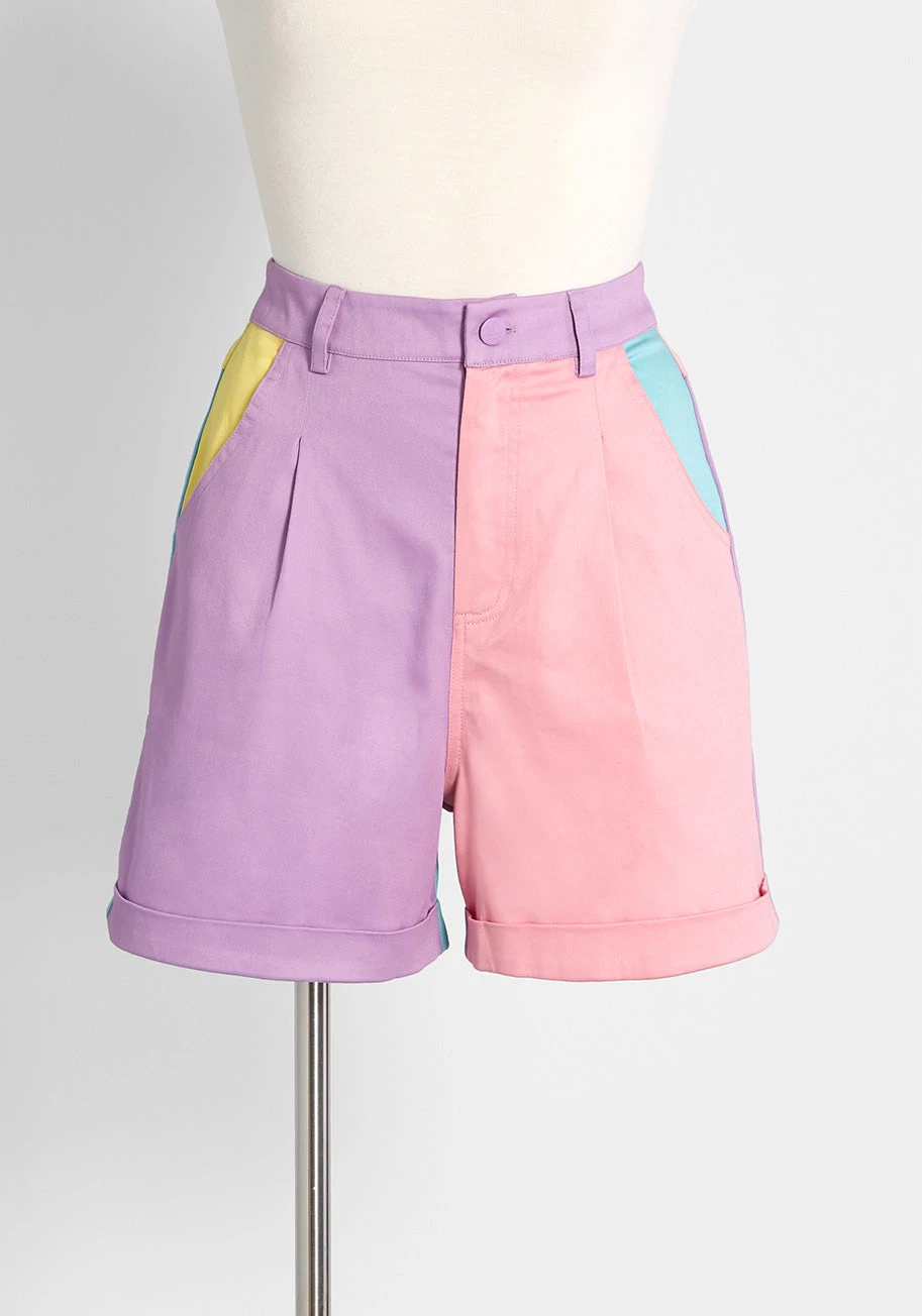 Radical In Pastels High-Rise Shorts 1 Radical In Pastels High-Rise Shorts