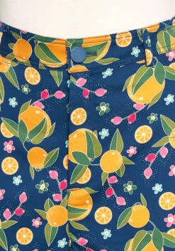 Orange Bloom Boom Shorts -Molly Bracken Clothing Shop faac8e5564ce00a96efd10ca12b0a587