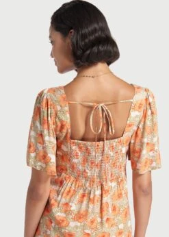 Meadow Whisper Maxi Dress 13 Meadow Whisper Maxi Dress -Molly Bracken Clothing Shop m4404071 floral 6